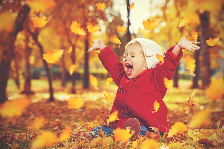 Fall music activity for toddlers